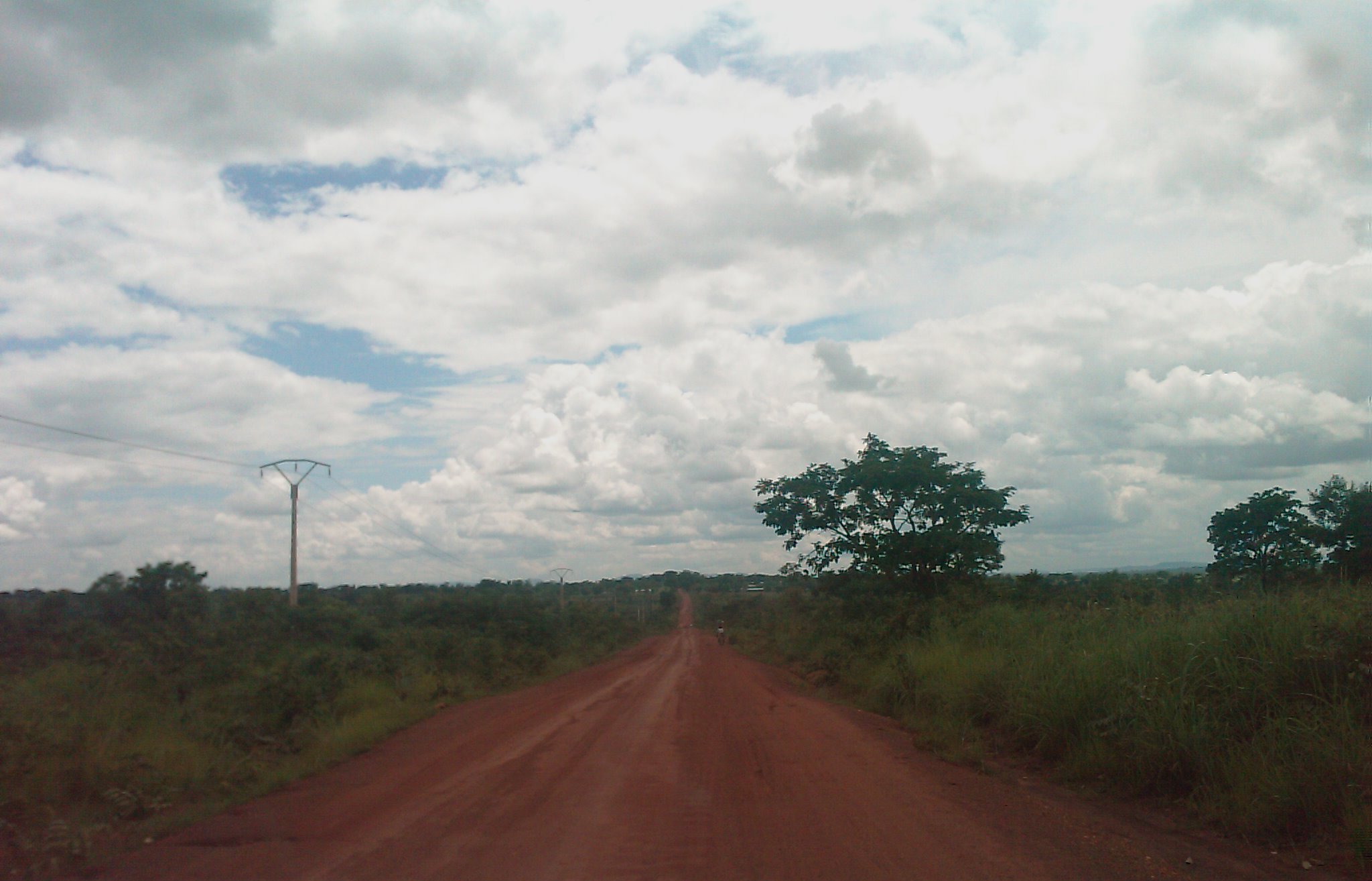 route de Djougou à Ouaké